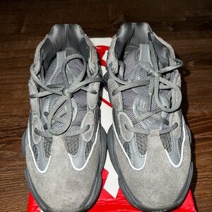 Gray Yeezys